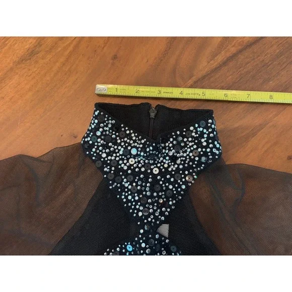 st john evening by marie gray dress *BEAUTIFUL ST. JOHN EVENING BY MARIE GRAY SPARKLING PLATINUM SILVER EVENING  SKIRT main image 1